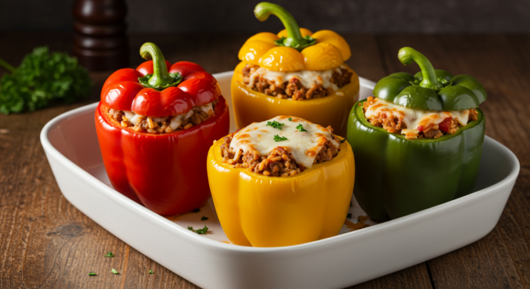 Stuffed Bell Peppers – Hearty and Healthy