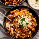 Creamy Tomato Beef Pasta