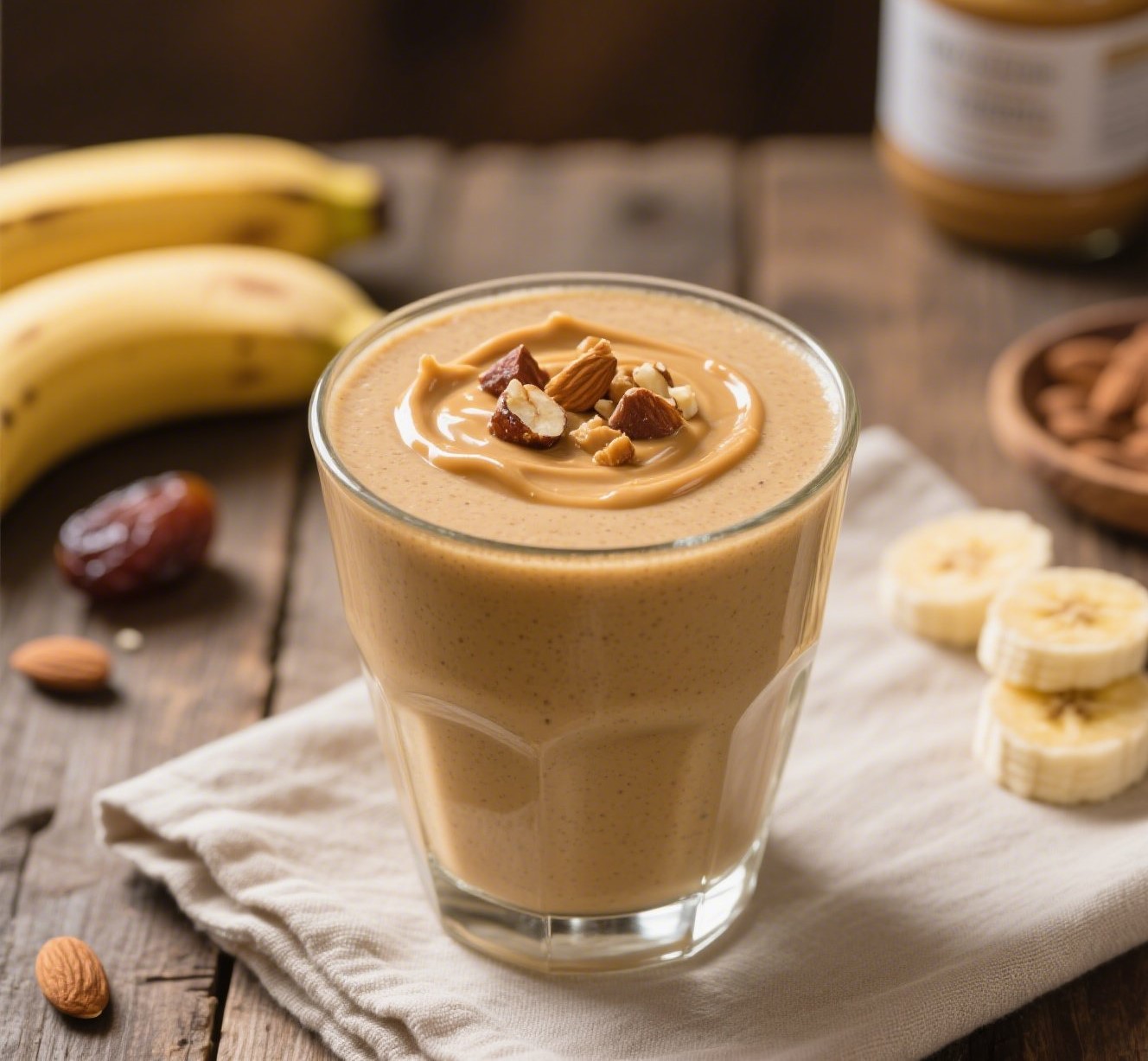 Banana with Almond Butter Smoothie